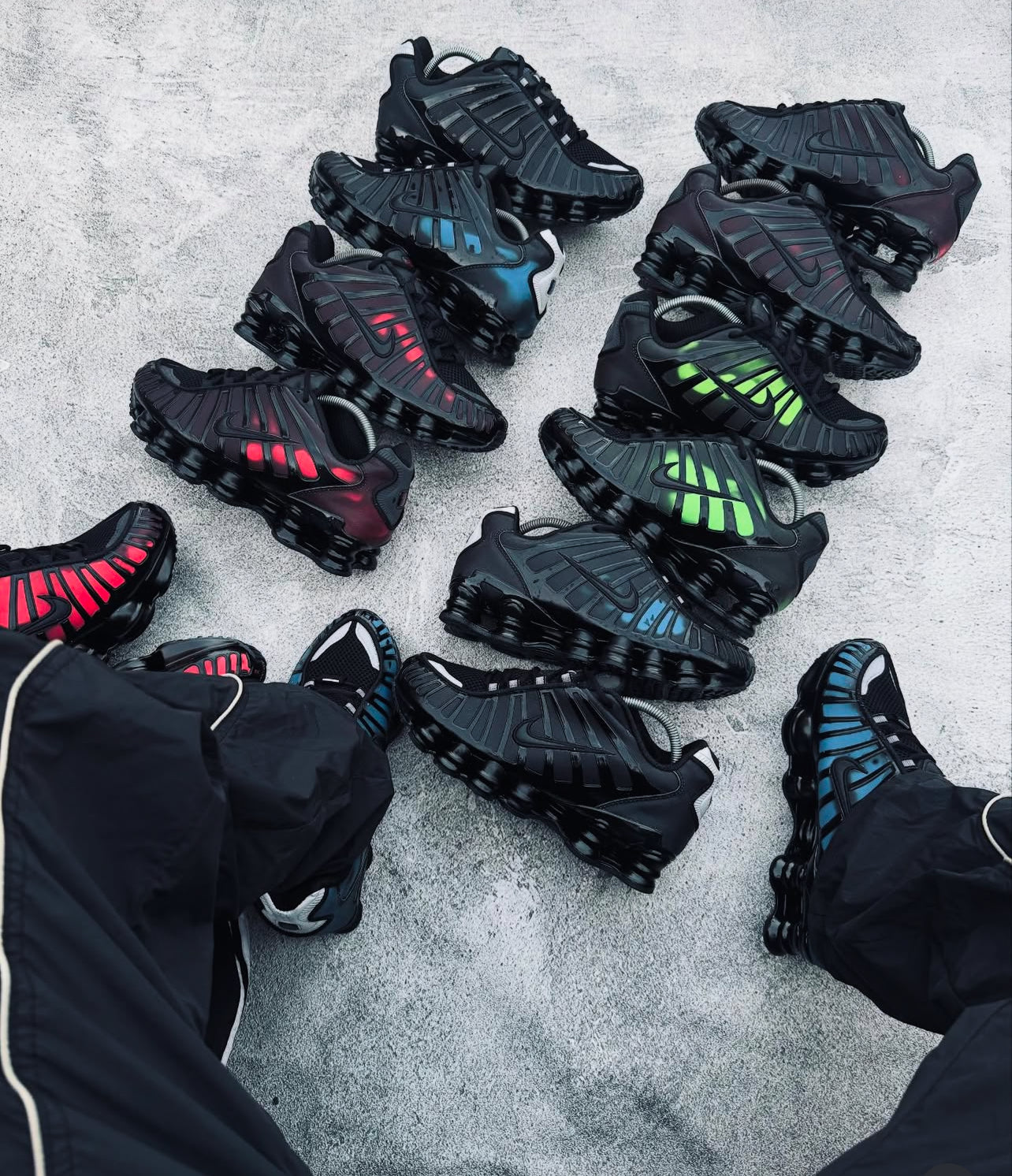 Basket nike shox thermoreactive