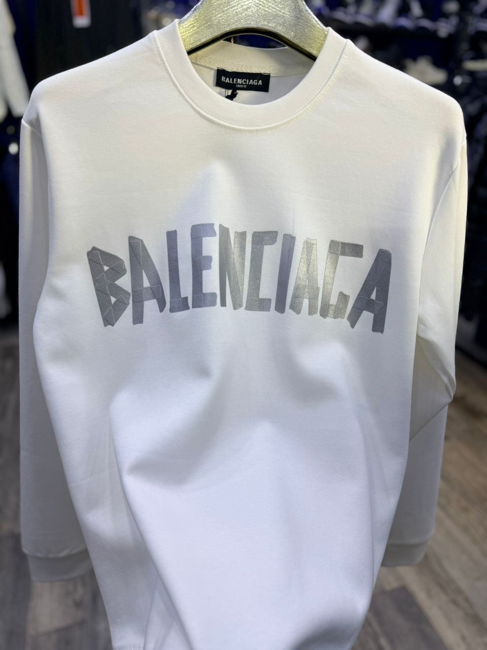 Pull Balenciaga blanc