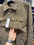 Veste chemise gucci gold