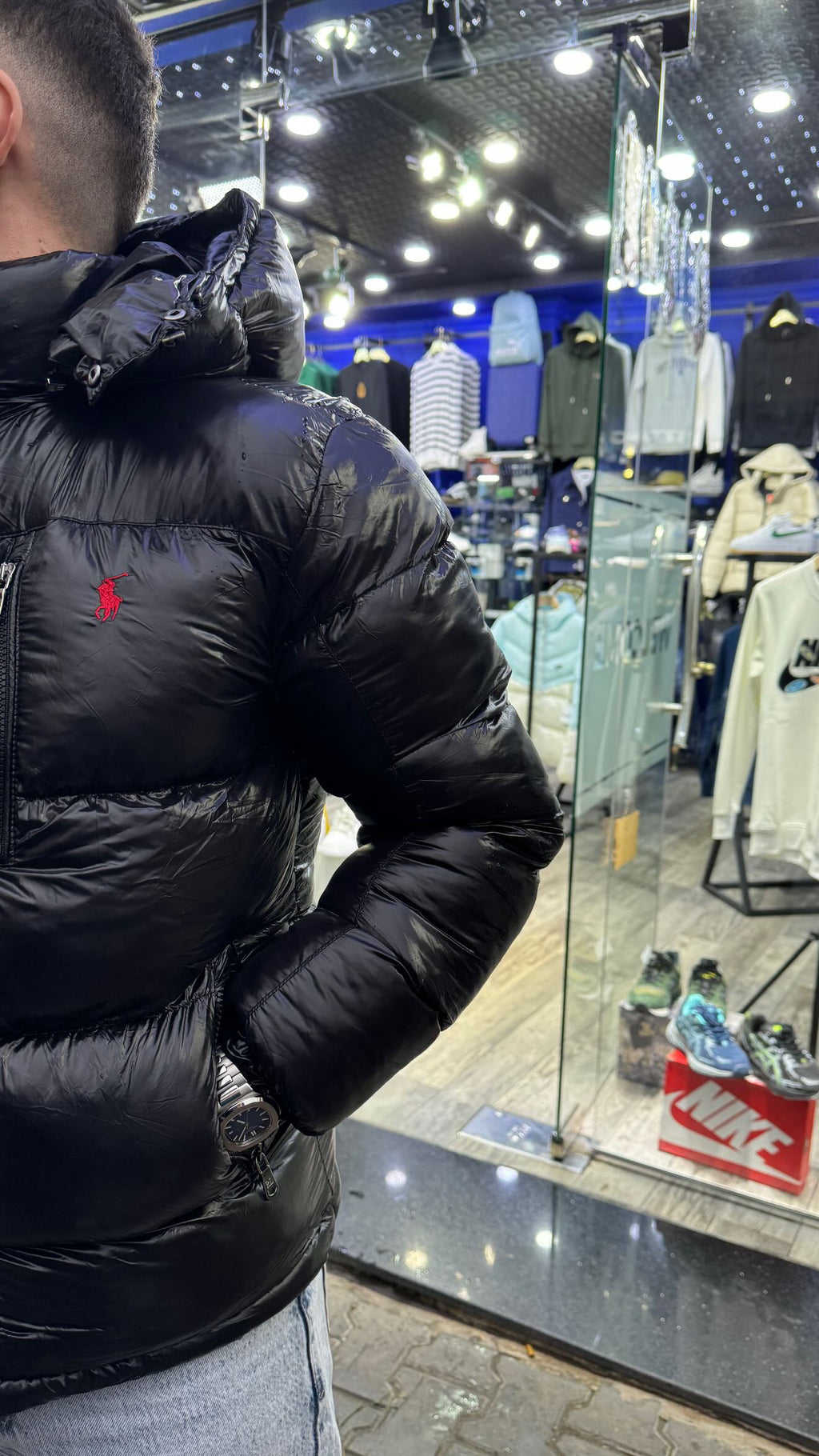Puffer jacket ralph lauren