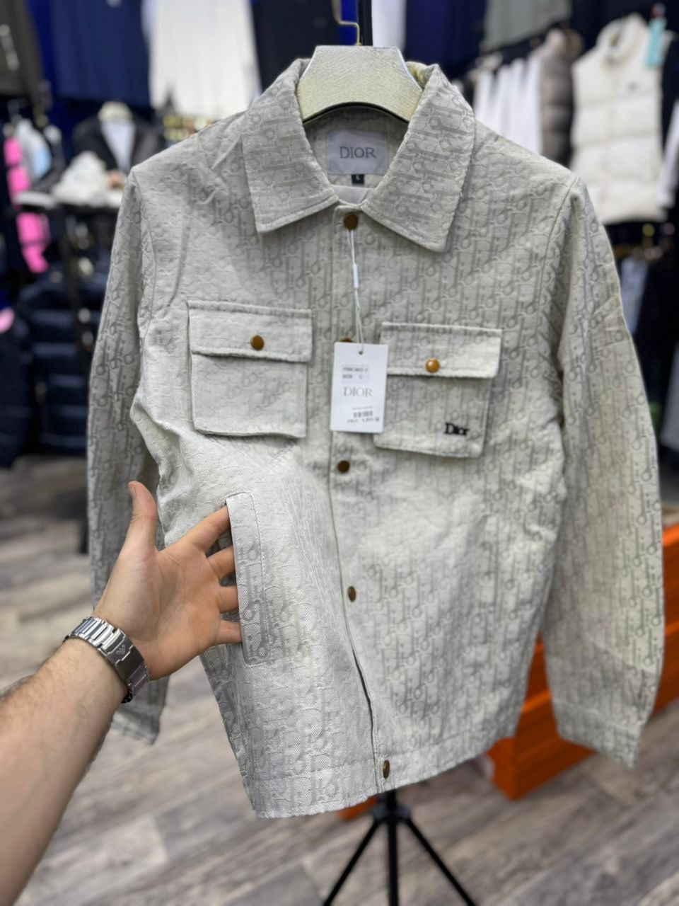 Veste chemise dior claire